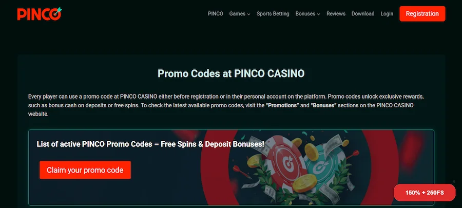 Pinco promo code